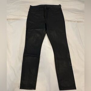 Kut from the Kloth Black Skinny faux leather jeans